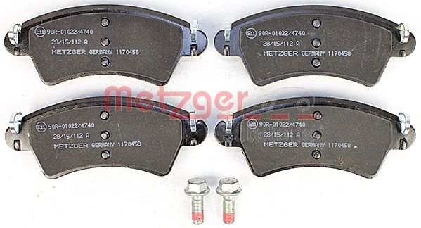 METZGER 1170458 Bremsbelagsatz, Scheibenbremse